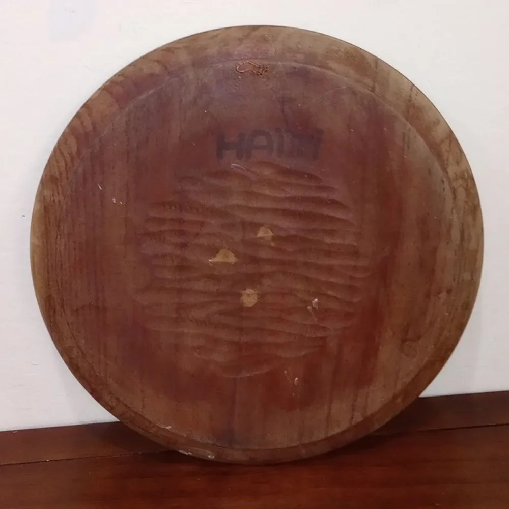 Haiti Wood Folk Art Plate - 